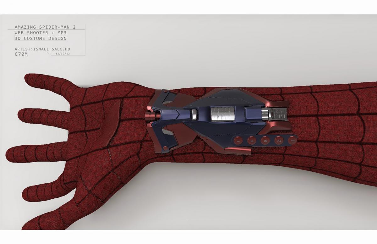 Des lanceurs de toile avec lecteur MP3 intégré pour The Amazing Spider-Man  2